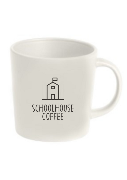 Schoolhouse Coffee Logo Stoneware Mug