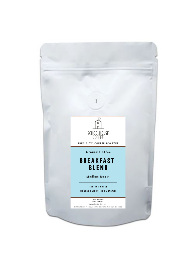 Schoolhouse Coffee Breakfast Blend Medium Roast Coffee