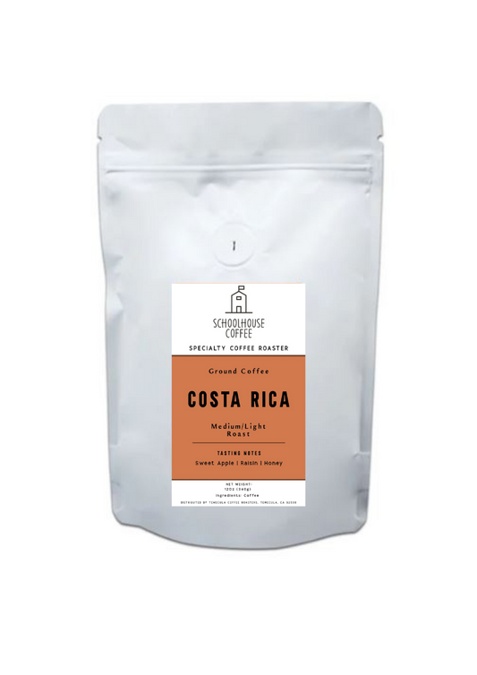 Schoolhouse Coffee Costa Rica Single Origin Light Roast Coffee